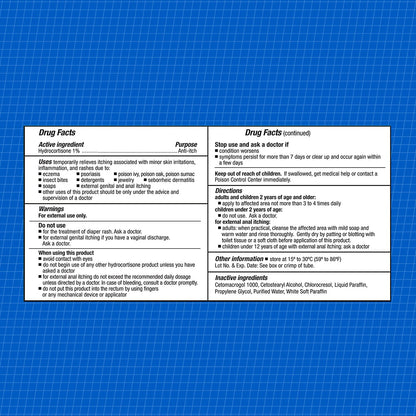 CareAll Hydrocortisone 1% Cream — Pack of 4 (4 x 1oz) Maximum-Strength Itch Relief for Eczema, Psoriasis, Bug Bites, Poison Ivy/Oak/Sumac