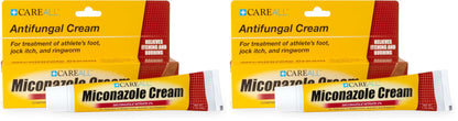 CareAll Miconazole Nitrate 2% Antifungal Cream – 1 oz, Pack of 2 | Compare to Leading Brand