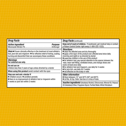 CareAll Miconazole Nitrate 2% Antifungal Cream – 1 oz, Pack of 2 | Compare to Leading Brand