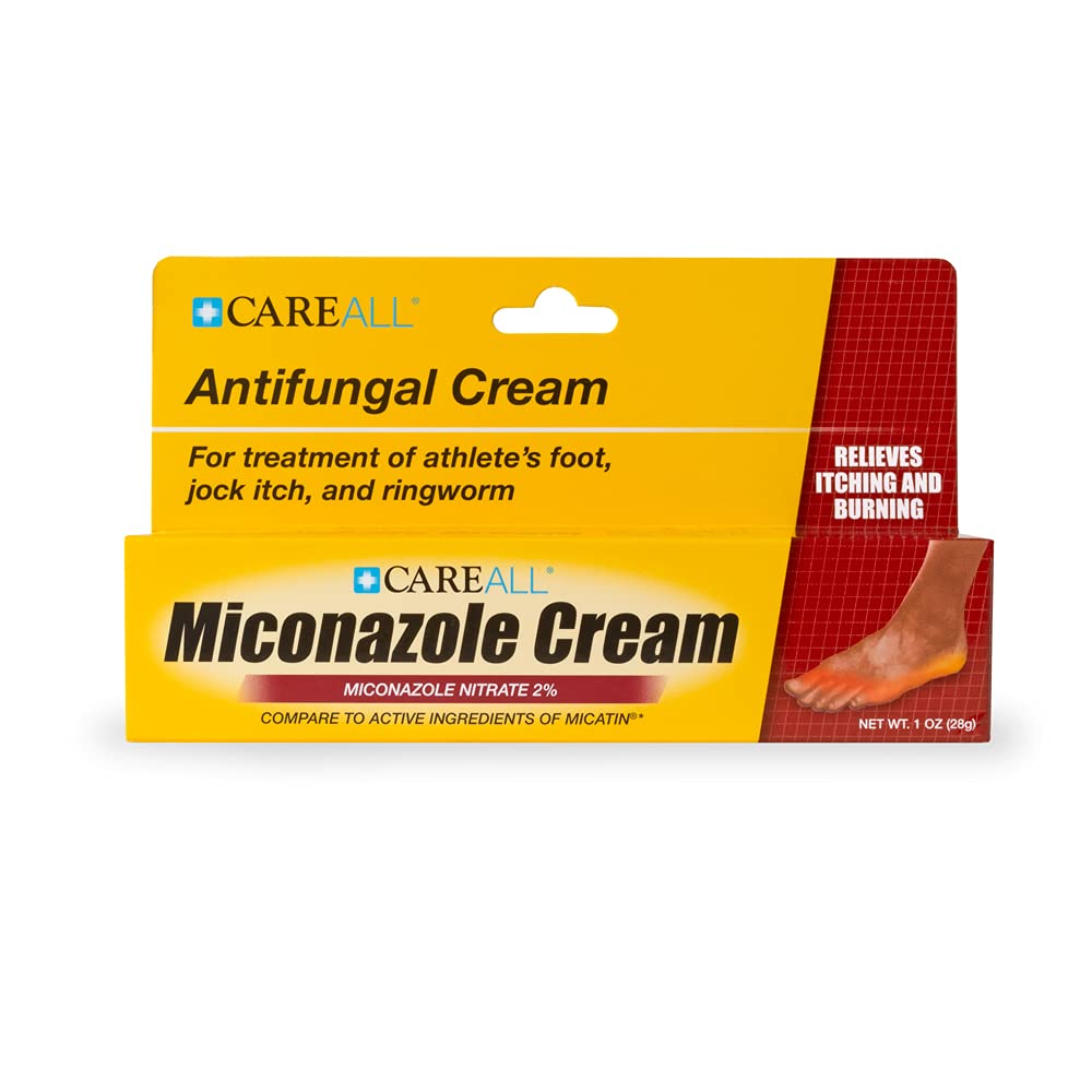 CareAll Miconazole Nitrate 2% Antifungal Cream – 1 oz, Pack of 2 | Compare to Leading Brand
