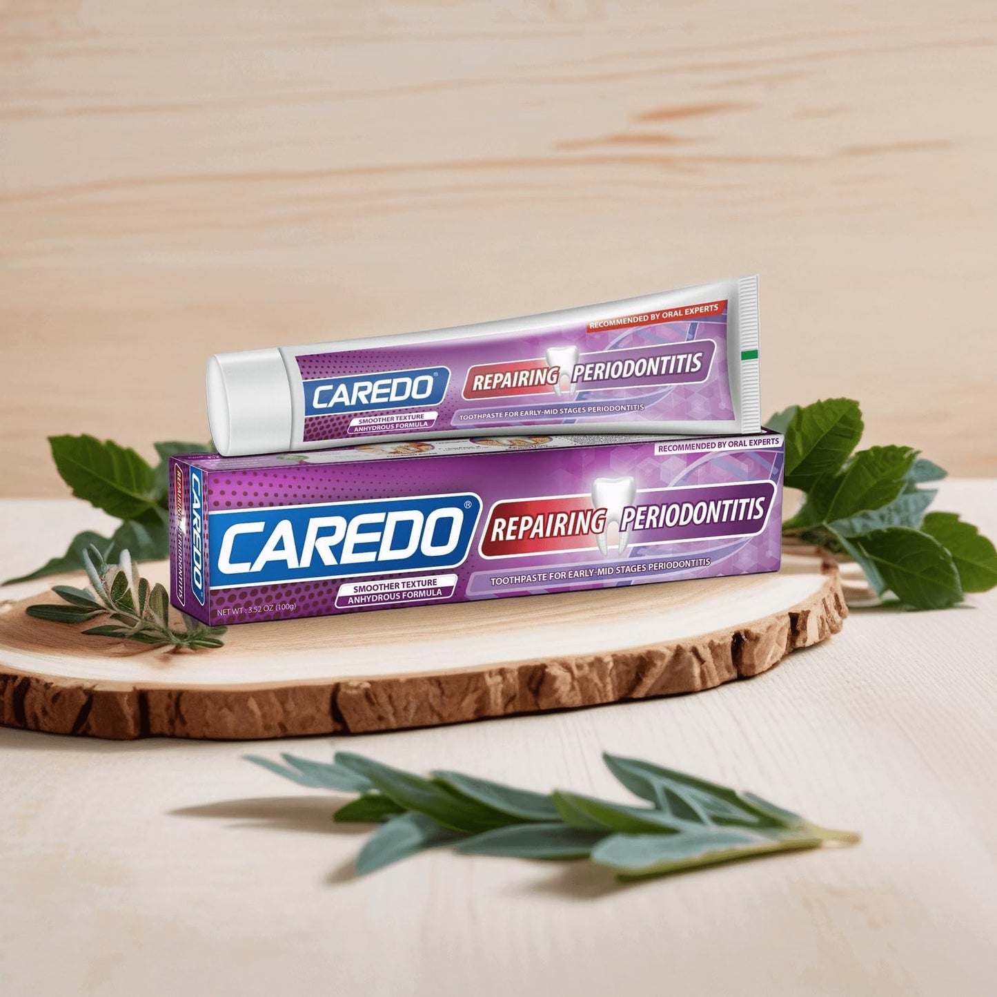 CAREDO Gum Repair Toothpaste - Fluoride Free Periodontal Treatment