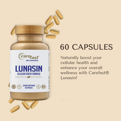 Carefast Lunasin│Cellular Health Supplement Vegan Friendly | Cardiovascular Wellness, Triple-Antioxidant Defense, and Epigenetic Support for Optimal Health