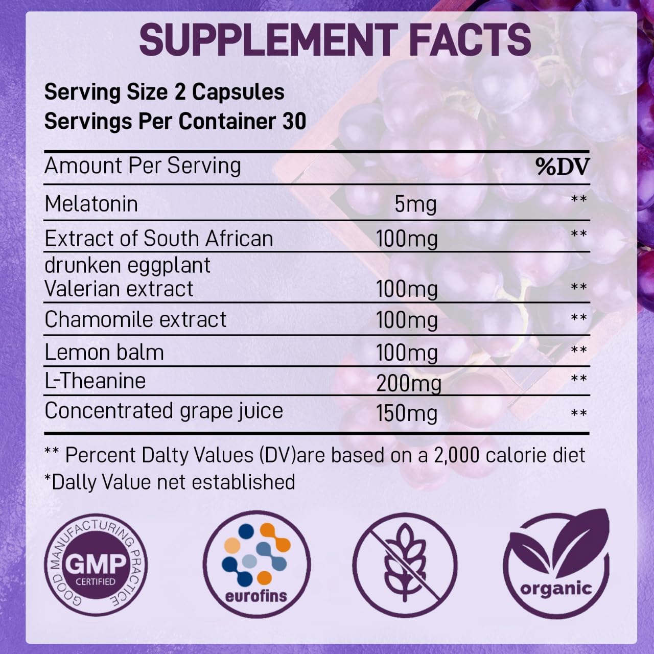 CareGem Sleep Aid - 5mg Melatonin Gummies with Ashwagandha & L-Theanine | 60 Count