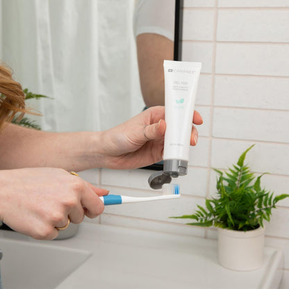 CariFree Gel 1100 (Mint) Anti-Cavity Fluoride Toothpaste with Nano Hydroxyapatite - 2.40 oz | Dentist-Recommended for Kids & Adults