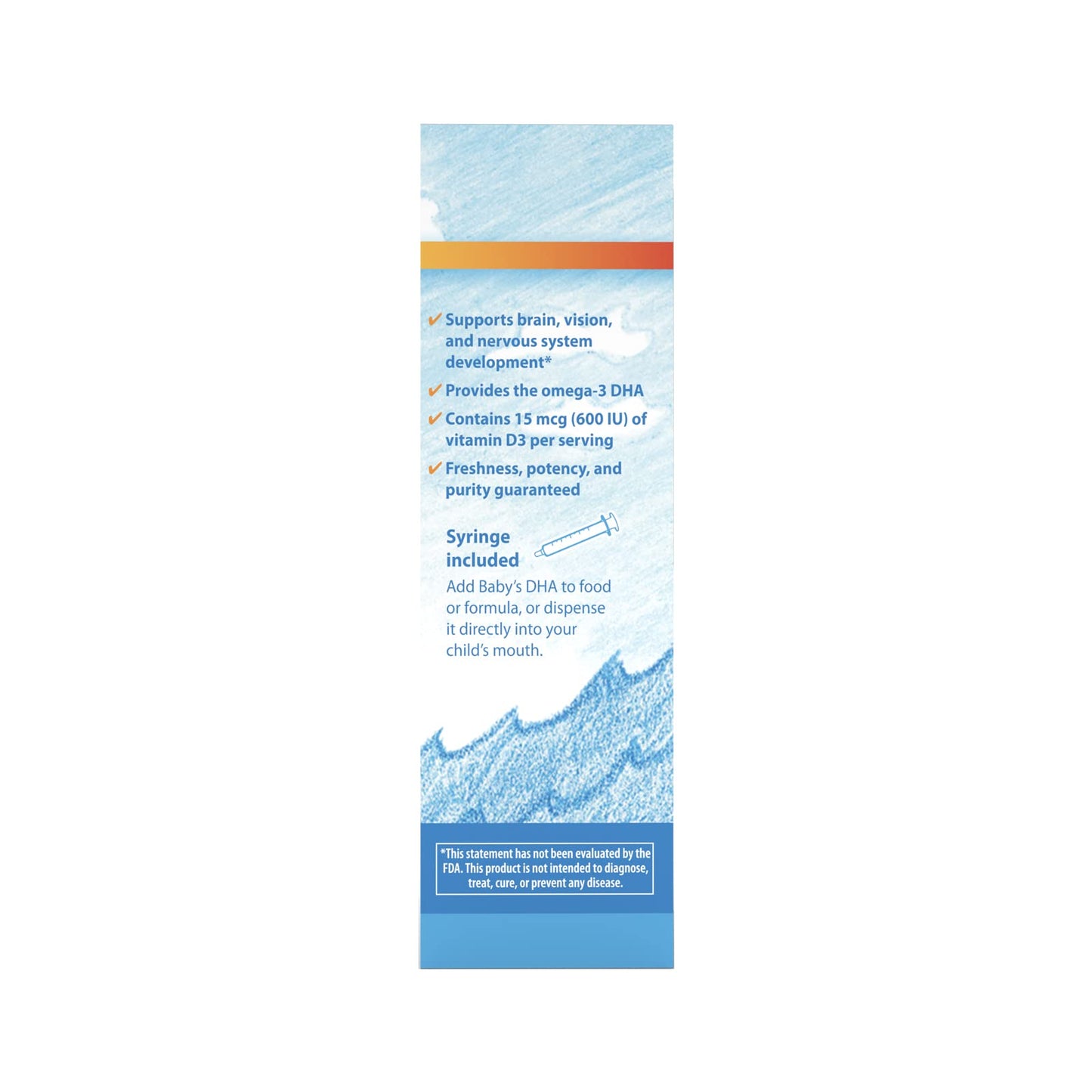 Carlson Baby's DHA Liquid – 920 mg Omega-3s + 600 IU Vitamin D3 (60 mL)