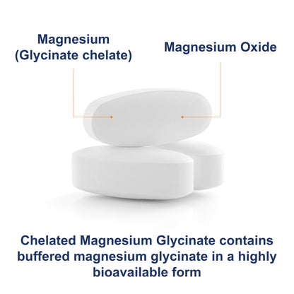 Carlson Chelated Magnesium 200mg – 180 Tablets | Magnesium Glycinate Chelate Supplement