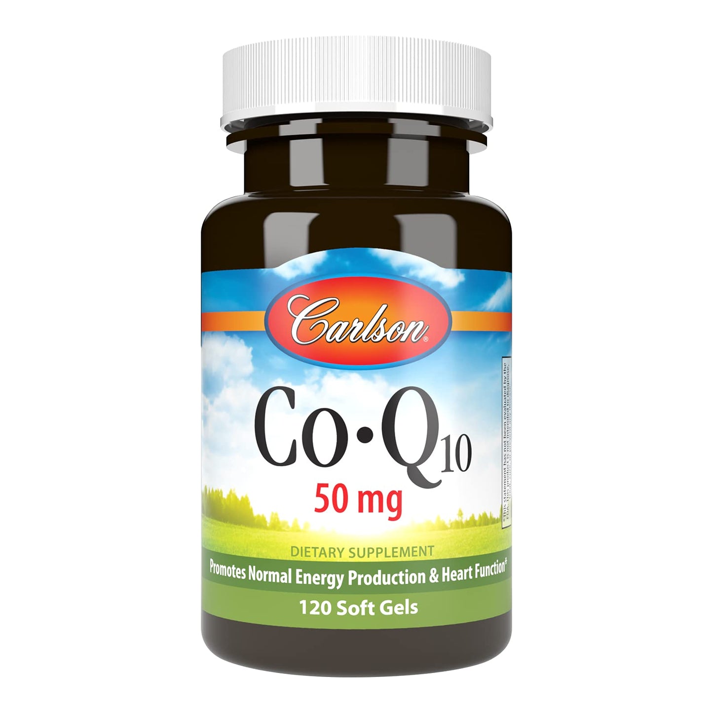 Carlson Co-Q10 50 mg - Co-Enzyme Q10, 120 Softgels