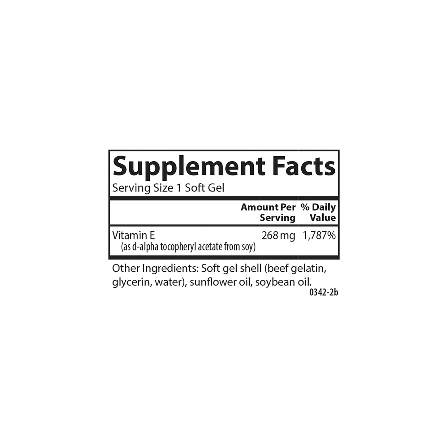 Carlson E-Gems 400 IU Vitamin E – Heart Health & Wellness | 200 Softgels