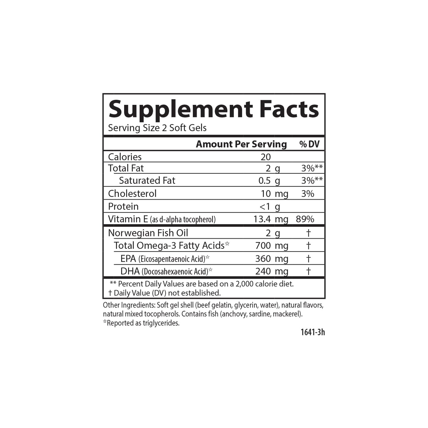 Carlson The Very Finest Fish Oil - 700 mg Omega-3s, Norwegian, Wild-Caught, 120 Softgels