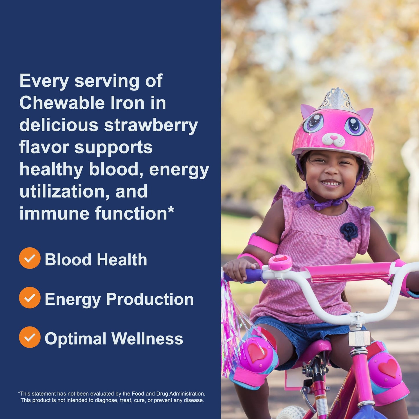 Carlson Kid's Chewable Iron 15 mg | Superior Absorption, 60 Tablets