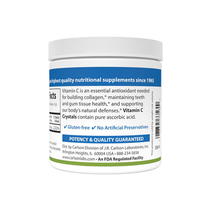 Carlson Labs Non GMO Vitamin C Crystals, 6 Ounce