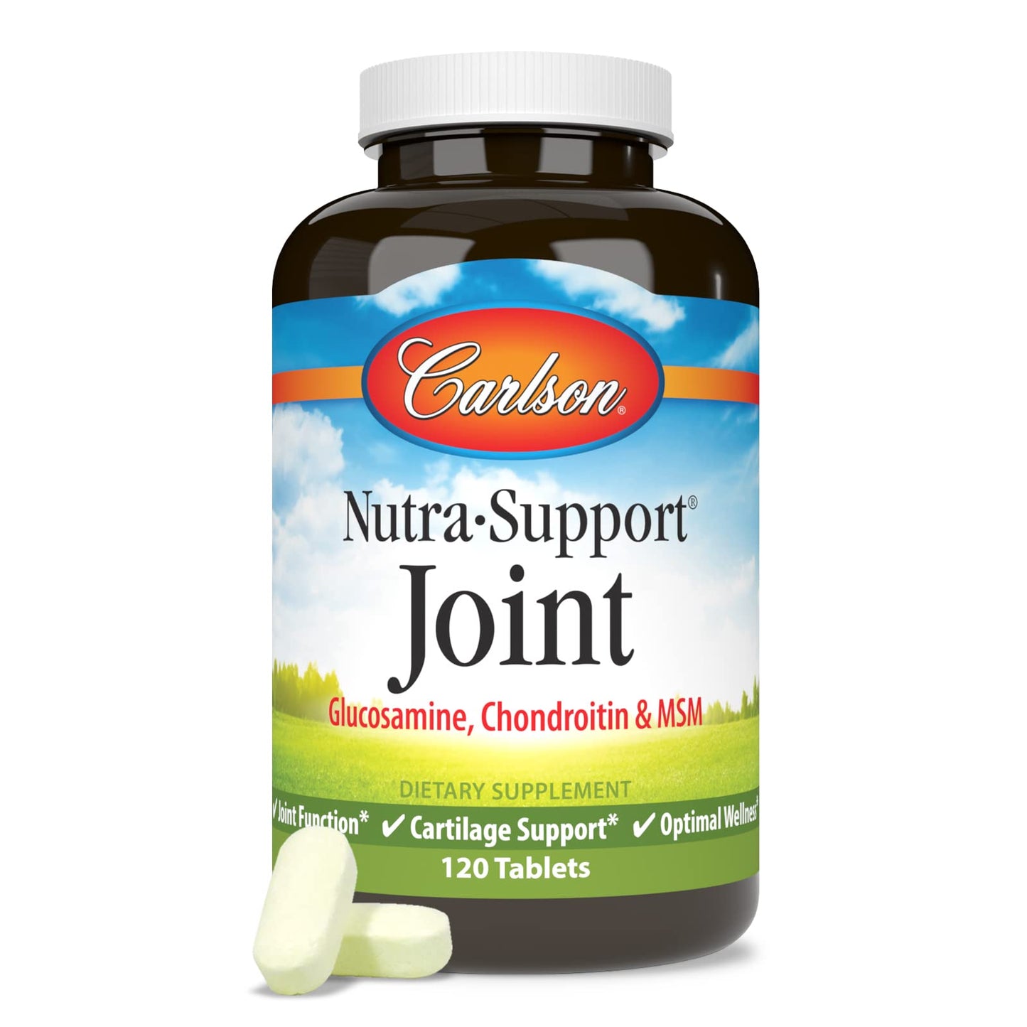 Carlson Nutra-Support: Glucosamine, Chondroitin & MSM for Joint Health (120 tablets)