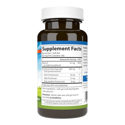 Carlson Labs Tocotrienols Softgels, 180 Count