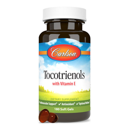 Carlson Labs Tocotrienols Softgels, 180 Count