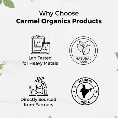 Carmel Organics Triphala Powder (8 oz) for Digestive Support - No Preservatives | Harad, Baheda & Amla