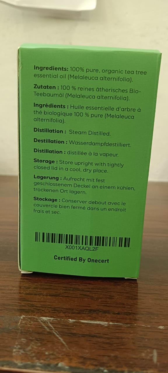 Carno Calm Tea Tree Oil – 100% Pure Organic Essential Oil for Skin, Hair & Nails | 1.7 fl oz