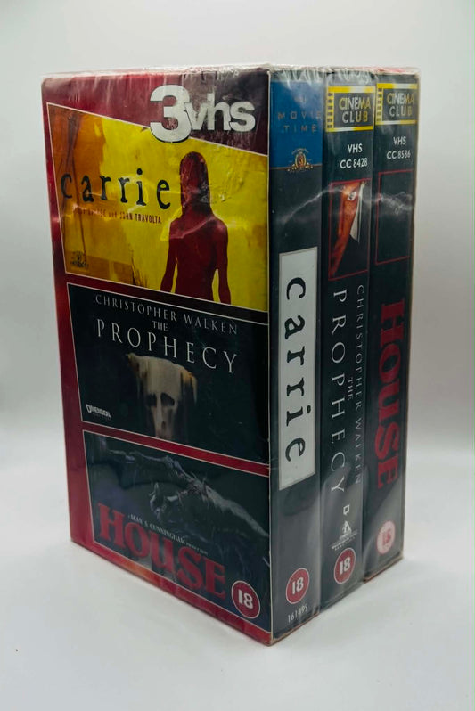 Carrie/The Prophecy/House Triple (18) (NEW SEALED)