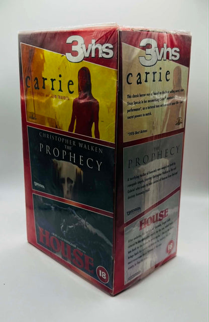 Carrie/The Prophecy/House Triple (18) (NEW SEALED)