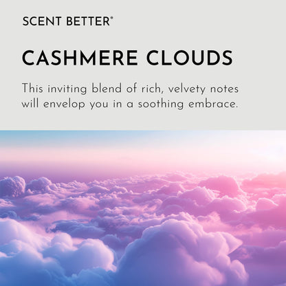 Cashmere Clouds Aroma Essential Oil Blend for Ultrasonic Diffusers & Nebulizers | Cedar, Vanilla & Amber (3.3 fl oz / 100 mL) | Scent Better