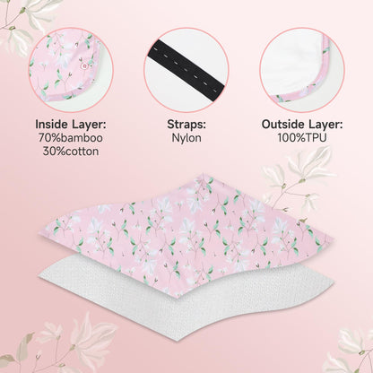 Castor Oil Pack for Pelvic - Heatless, Reusable, Organic Cotton Flannel (Oil Not Included)
