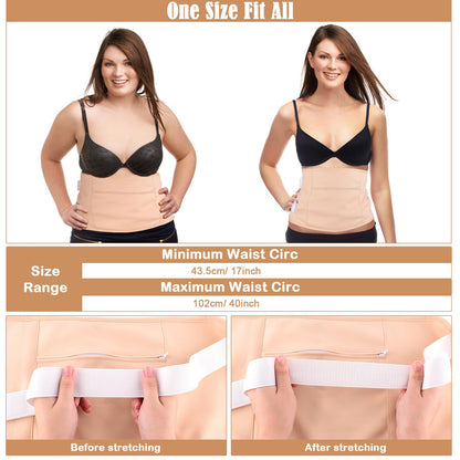 7 Pcs Castor Oil Pack Wrap Kit – Organic Cotton, Flannel, Adjustable Straps