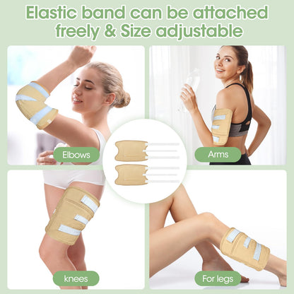 Castor Oil Pack Wrap for Women - Reusable & Machine Washable (6 Pcs)