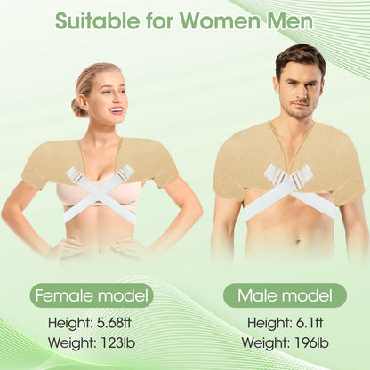 Castor Oil Pack Wrap for Women - Reusable & Machine Washable (6 Pcs)