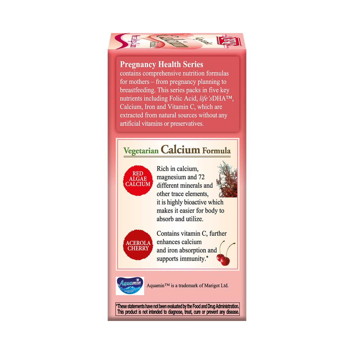 CATALO Vegetarian Calcium Formula – Plant-Based Red Algae Calcium for Pregnancy & Lactation (90 Tablets)