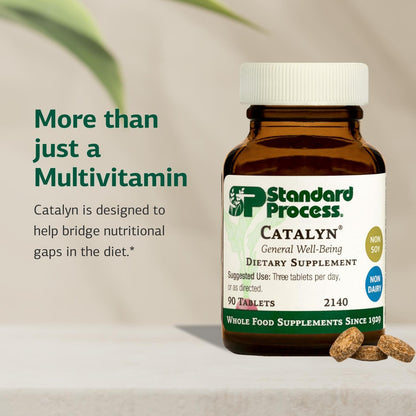 Catalyn by Standard Process - General Well-Being Tablet with Antioxidant Support (Vitamins A, B6 & D) - 90 Tablets