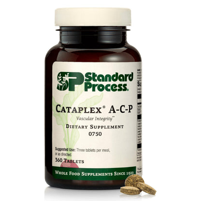 Standard Process Cataplex A-C-P: Healthy Cell & Tissue Support - 360 Tablets (120 Servings) - Non-Dairy & Non-Soy