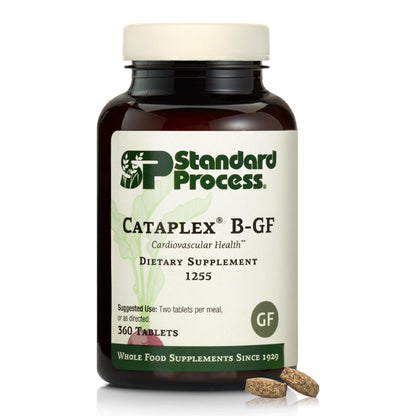 Standard Process Cataplex B-GF - Nervous System & Energy Support - Gluten-Free, Non-Dairy & Non-Soy - 360 Tablets