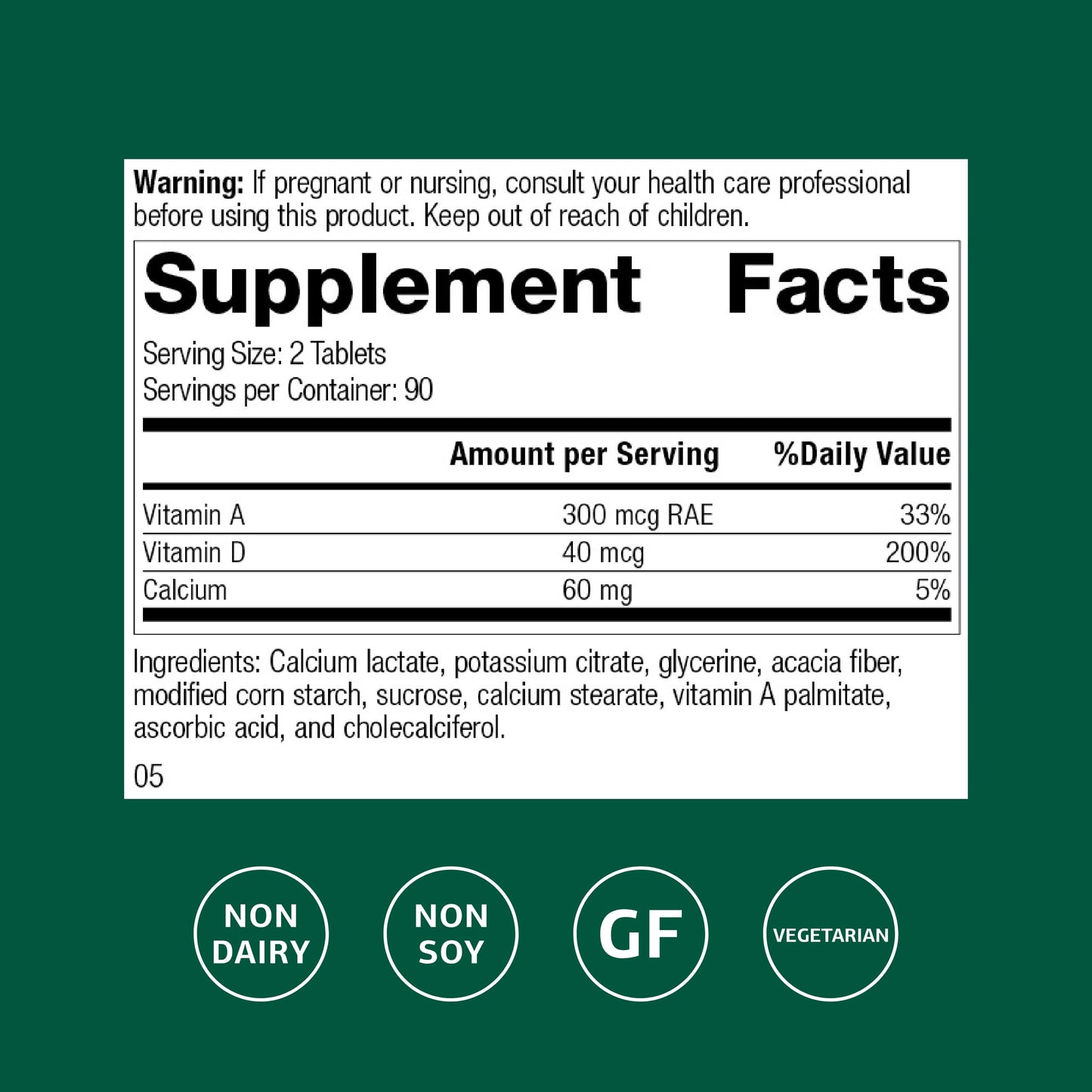 Cataplex D by Standard Process | Immune & Bone Health | 180 Tablets
