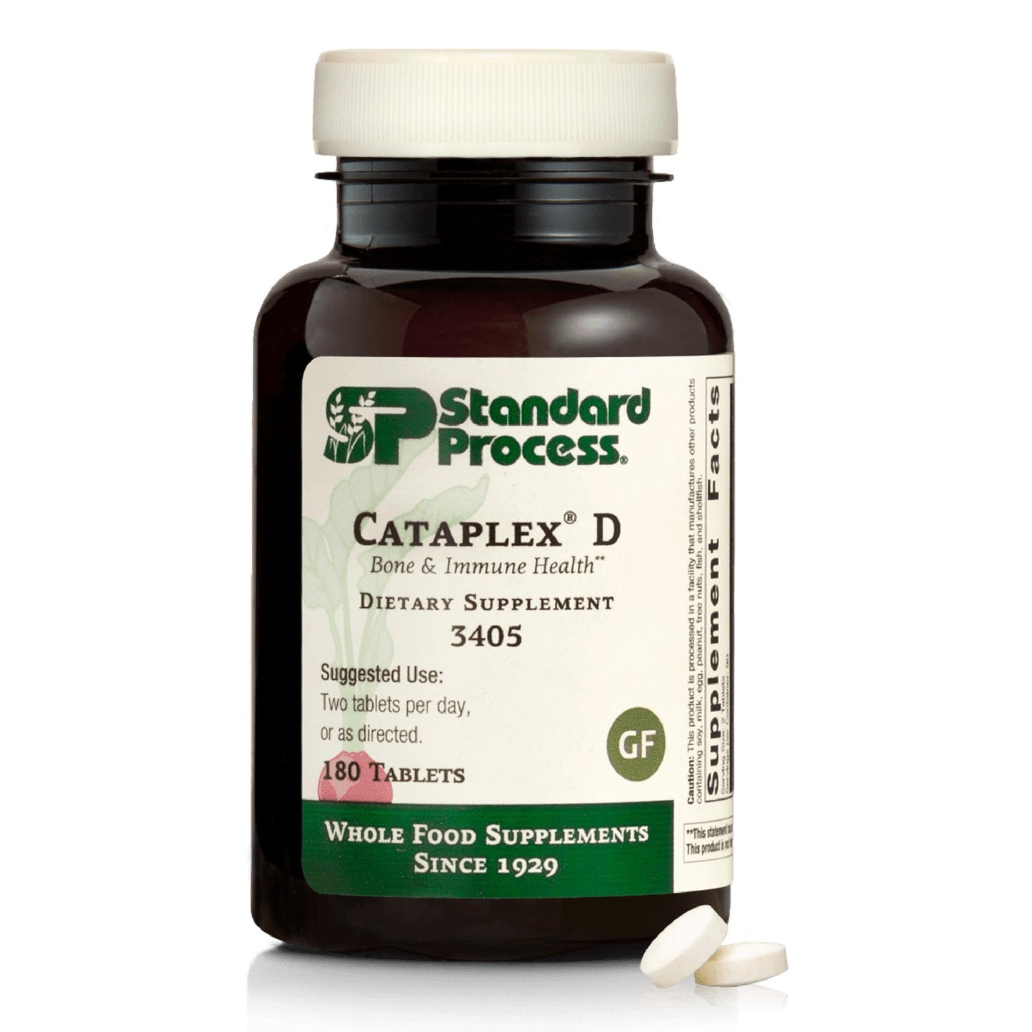 Cataplex D by Standard Process | Immune & Bone Health | 180 Tablets