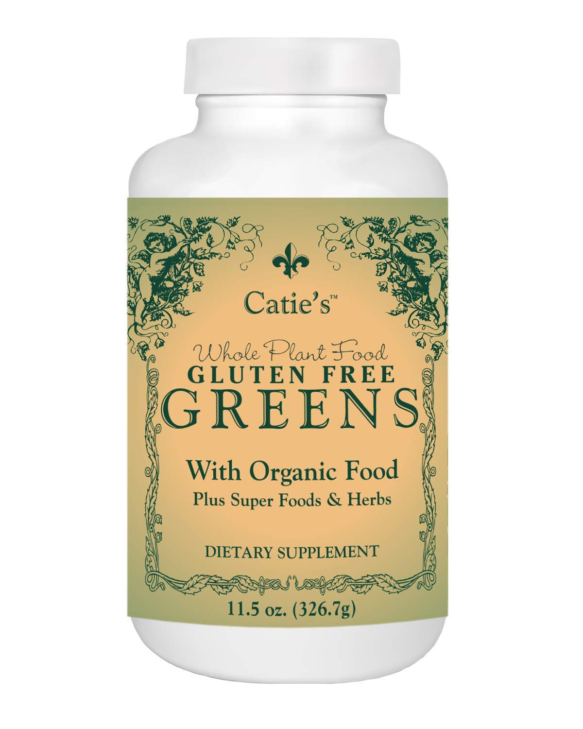 Catie's Organic Gluten Free Greens - Whole Food Nutrition | 11.5oz, 30 Servings