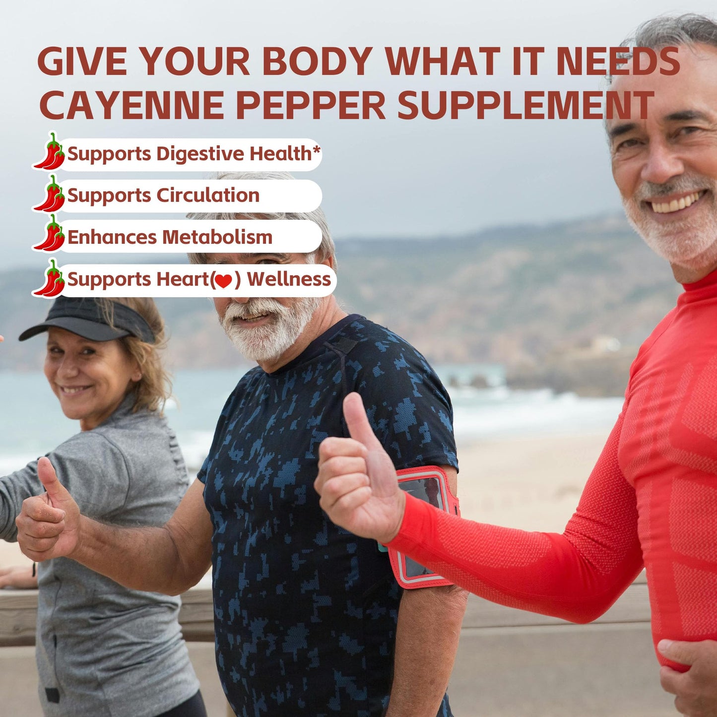 Cayenne Pepper Gummies with Hawthorn Berry — Cardiovascular & Immune Support (60 Count)