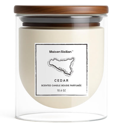Cedar Candle - Rich Smoky Cedar & Dry Wood for Cozy Winter Nights | The Fire