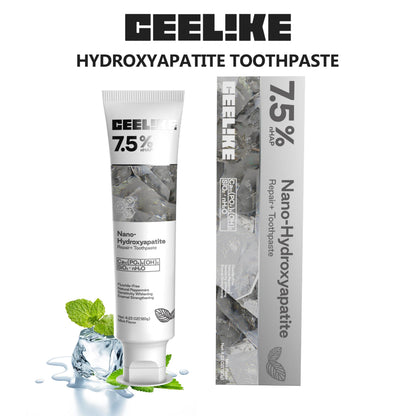 CEELIKE 7.5% Hydroxyapatite Toothpaste – Enamel Strengthening, Gum Protection, Fluoride-Free, 120g