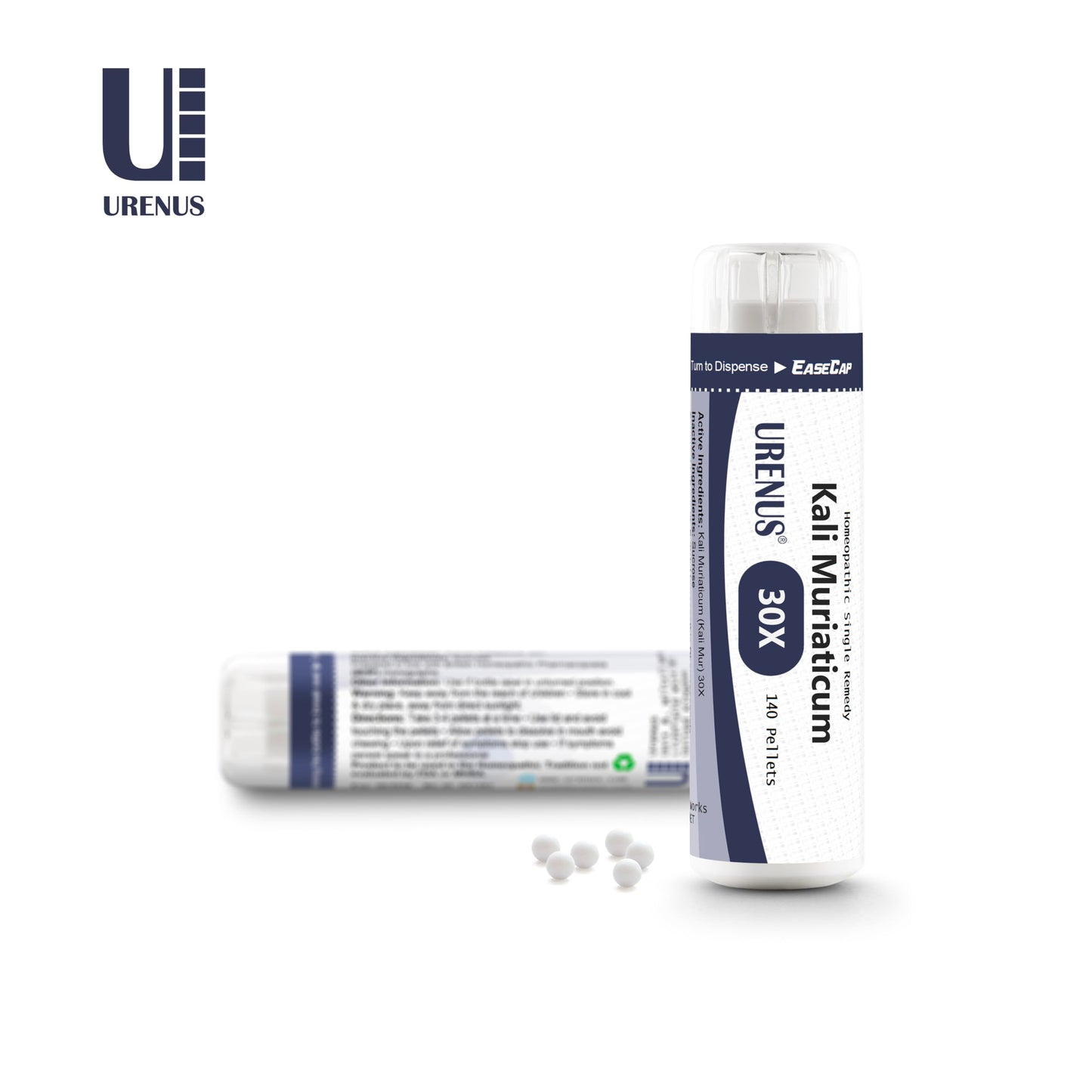 Kali Muriaticum (Kali Mur) Cell Salt 30X – 140 Pellets | EaseCap