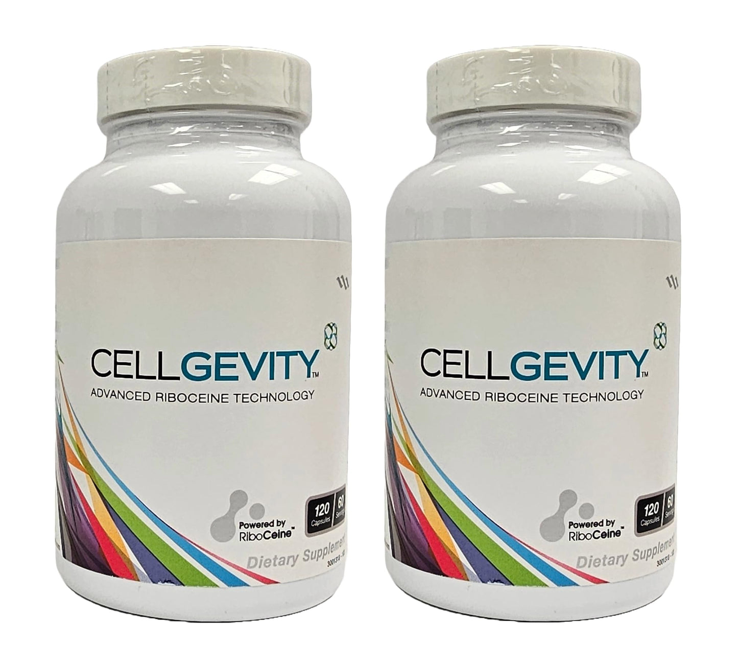 Cellgevity: Advanced RiboCeine Glutathione Support — 120 Veg Capsules (Pack of 2)