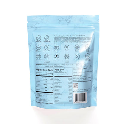 Centenarius Nutrition Hydrolyzed Marine Collagen Peptides — Wild-Caught Fish Collagen Powder (300g)