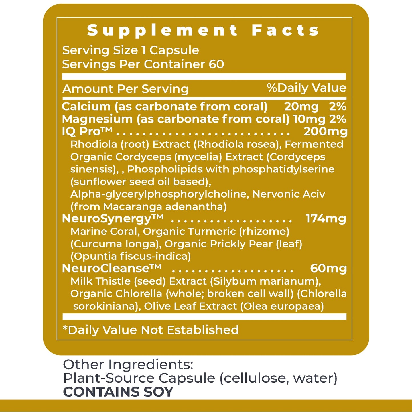 Premier Research Labs CereVen - Herbal Brain Support with Rhodiola Rosea (60 Veg Capsules)