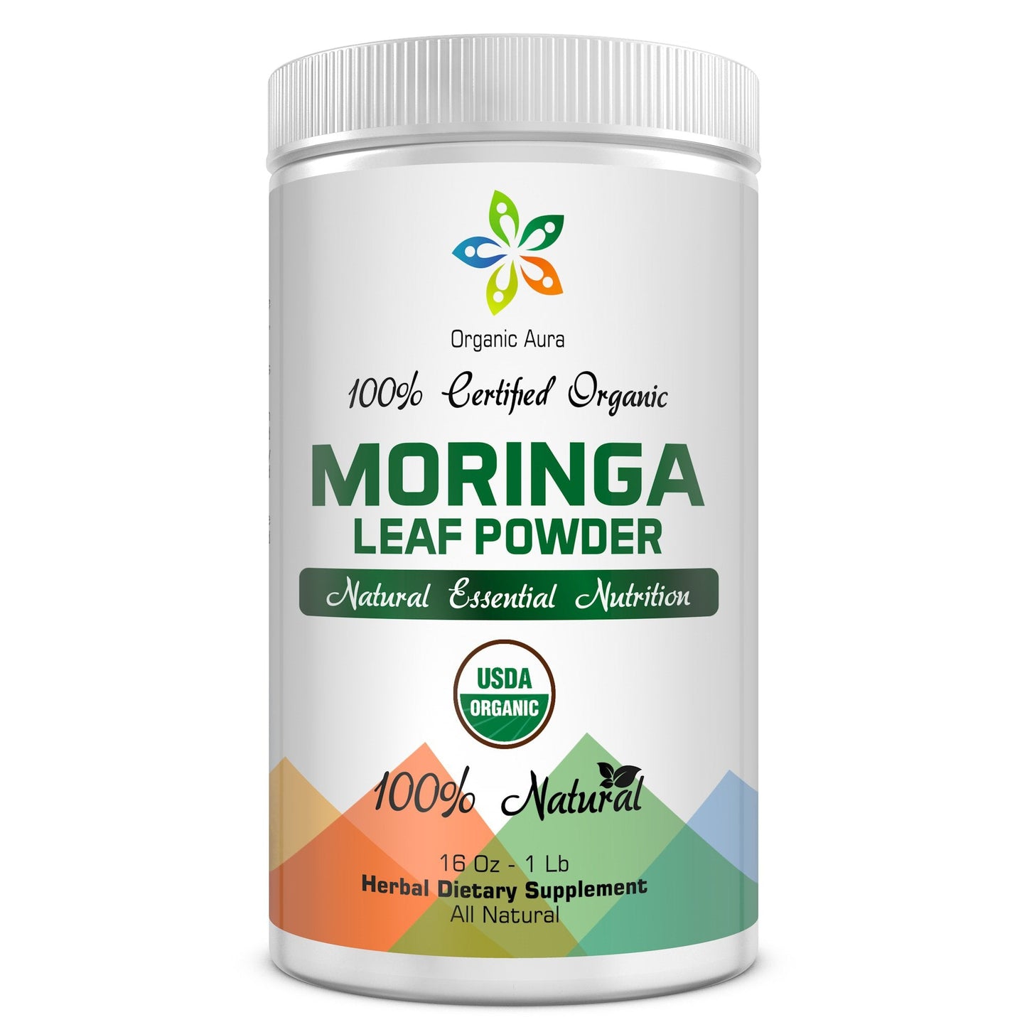 Certified Organic Moringa Leaf Powder - 1Lb | USDA Organic