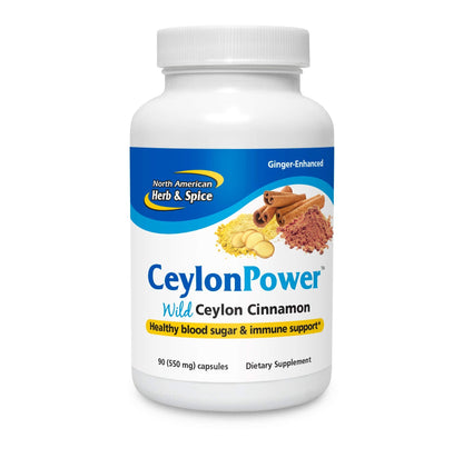CeylonPower 90 Capsules - North American Herb & Spice
