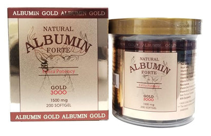 CGMLABS Natural Albumin Forte Deer Horn Royal Jelly – 1500mg/200 Softgels