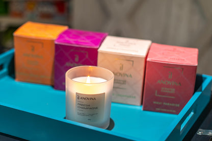 Champagne Toast Candle Gift - Freesia & Champagne Scent | Made in USA