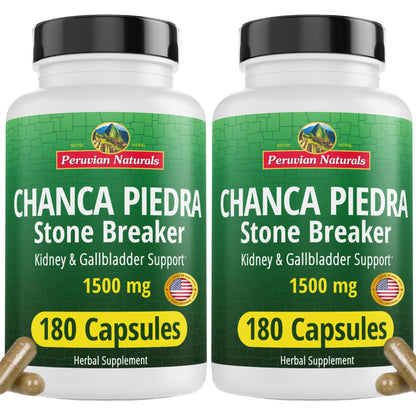 Chanca Piedra 360 Capsules – Stone Breaker, Kidney Detox & Gallbladder Support