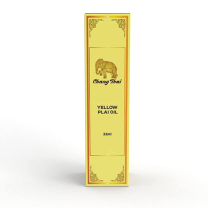 Chang Thai Herbal Yellow Plai Balm Massage Oil 22ml – Muscle & Joint Pain Relief