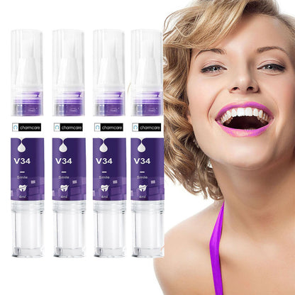 CharmCare Teeth Whitening Gels Pen – Color Correcting, No-Sensitivity (4PCS)