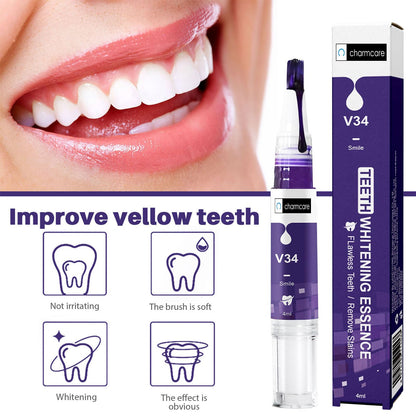 CharmCare Teeth Whitening Gels Pen – Color Correcting, No-Sensitivity (4PCS)