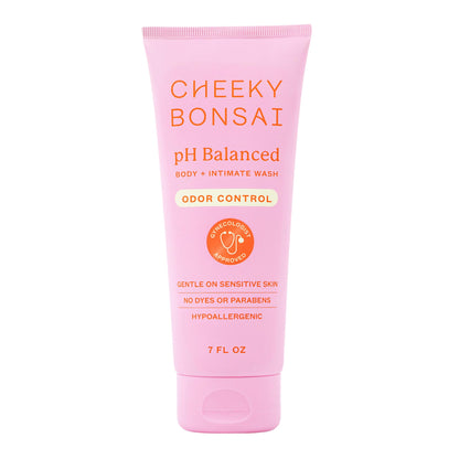Cheeky Bonsai pH Balanced Feminine Wash for Women – Odor Control & Gentle on Sensitive Skin, 7 oz